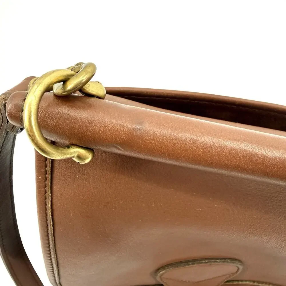 Jack Georges VTG UNIVERSITY PROFESSIONAL LEATHER DOWEL BRIEFCASE Shoulder Bag